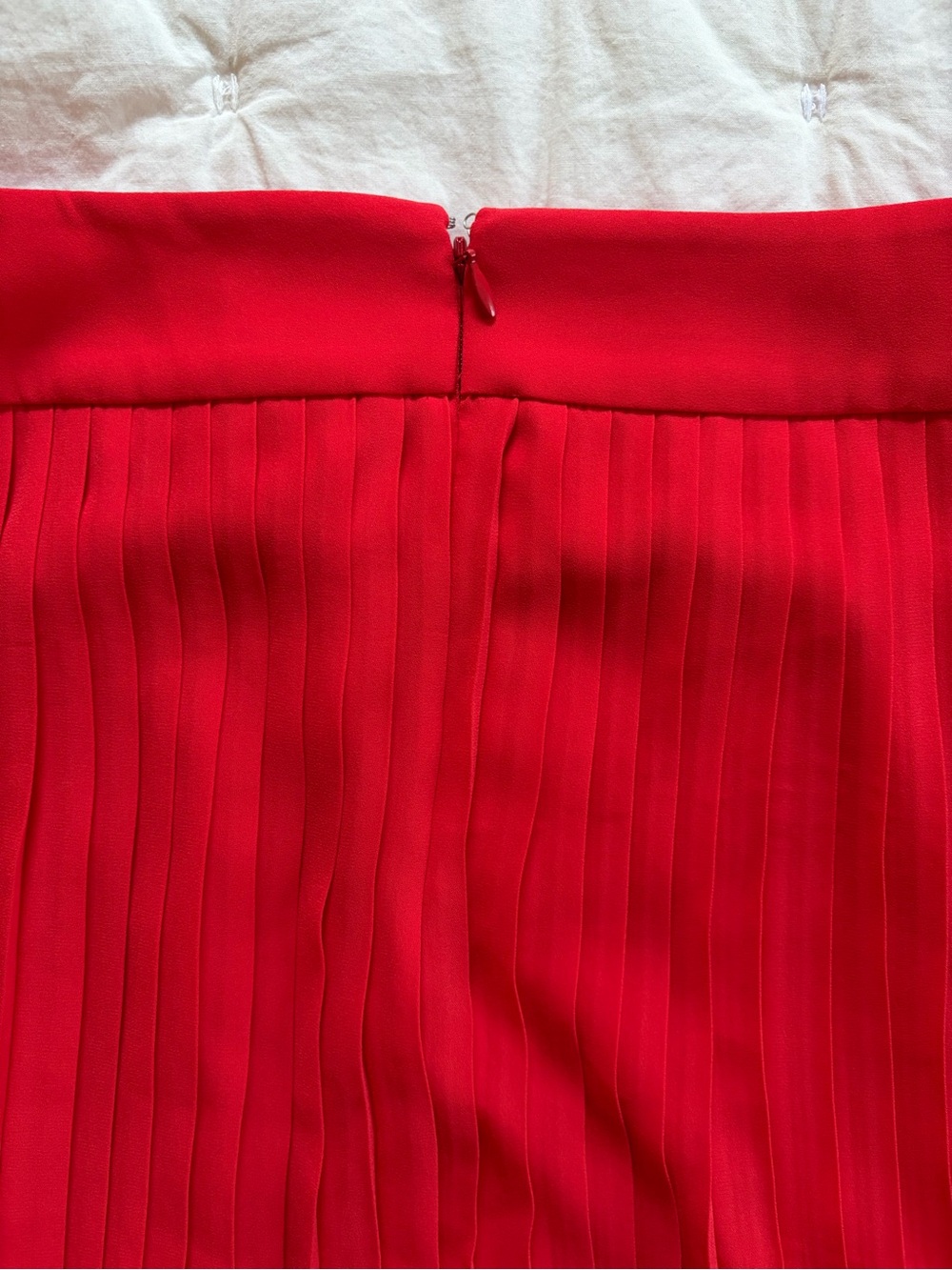 J Crew California Poppy Pleated Skirt - Picture 6 of 7
